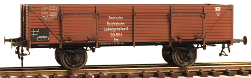 Ferro Train 855-251 - German DRB 90651 Ludwigshafen open good wg., brown 